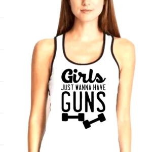Gym racerback tank top